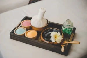 Traditional Thai massage setup in Carval Massage Center Business Bay